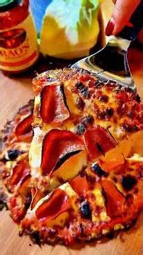 5-Minute Low Carb Pizza Crust #shorts #recipe