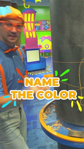 Blippi Tries Different Chalk Doodles 🎨 #Blippi #Doodles #Shorts