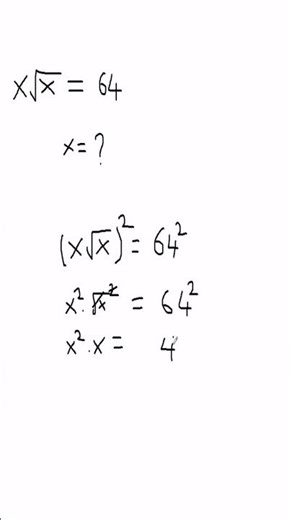 What is x? Comment below 👇Like & subscribe for more quick math problems!📐#maths #mathematics #maths