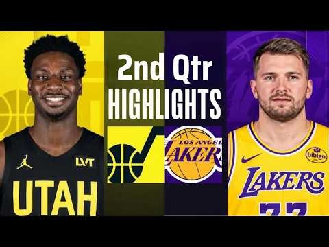 Lakers vs. Jazz Full Highlights 2nd Qtr | Oct. 25 | 2026 NBA Highlights Today