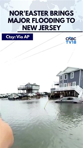 WATCH: Nor’easter Hits US East Coast: New York, New Jersey Face Major Flooding | N18G