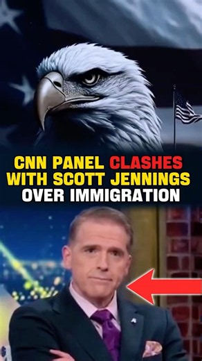 CNN Panel CLASHES With Scott Jennings Over Immigration! 🔥 #trump #uspolitics #cnnnews #funny