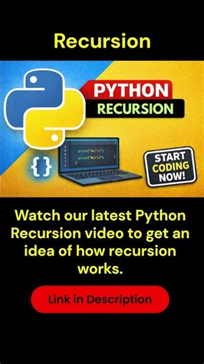Recursion in Python 🔥