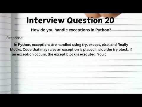 TOP 50+ Python Interview Questions & Answers | Freshers & Experienced Candidates | Crack Interviews