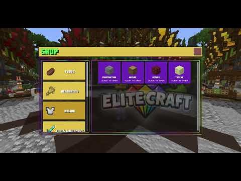 Minecraft Elite Craft Shop Ui V2.5 Update 1.21.131+