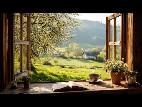 Open Window View | Birds & Nature Sounds | 4 Hour Ambience