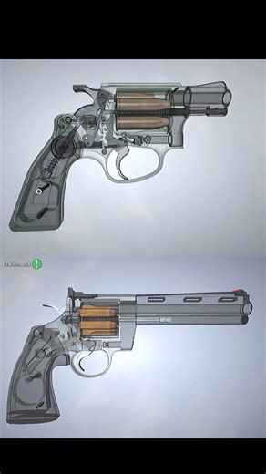 S&W • Python 🎮 Small vs Power In Gaming Shorts #small #power #gaming #shorts #coltpython #reload #3d