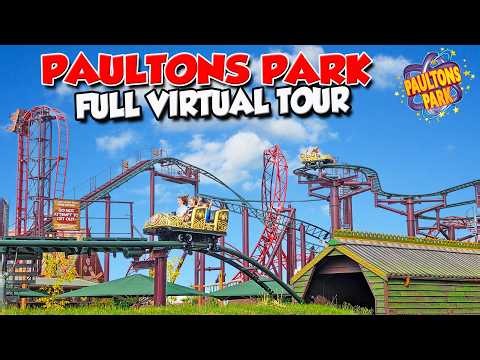 Paultons Park Virtual Tour, Every Ride, Area and Attraction (May 2026) [4K]