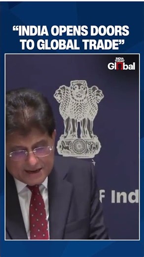 Piyush Goyal Says “India Has Opened Its Doors to Global Trade” | Global Trade Push | #shorts
