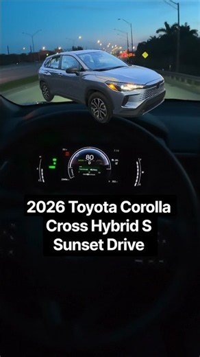 2026 Toyota Corolla Cross Hybrid S Sunset Drive | 2.0L 4cyl Hybrid | eCVT | AWD | 196 hp | 139 lb-ft
