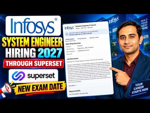Infosys Superset System Engineer Hiring 2027 | New Exam Date | New Exam Pattern