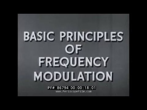 BASIC PRINCIPLES OF FREQUENCY MODULATION. 1944 U.S. WAR DEPARTMENT