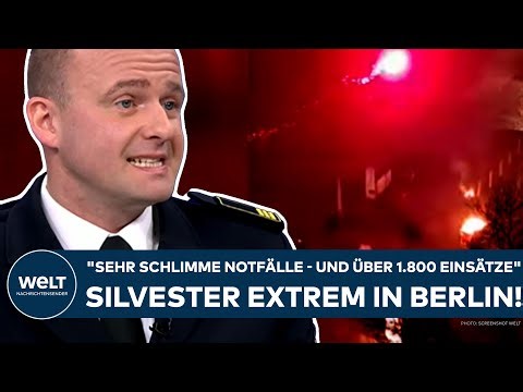 BERLIN: "Sehr schlimme Notfälle - und über 1.800 Einsätze!" Die Silvesternacht in der Hauptstadt!