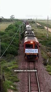 New record for the world's longest freight train