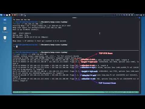 Nmap Port Scan Detected AND Analyzed PART 2 ( Detect Real Attacks from Scratch With tcpdump )