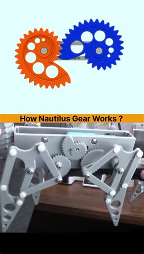 How Nautilus Gear Works ? #tecnician #automobile #machine #machinist #mechanical #nautilus #gear
