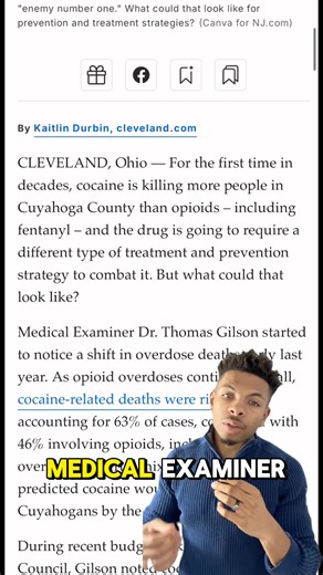 🔗: https://www.cleveland.com/news/2026/01/cuyahoga-countys-leading-overdose-killer-is-now-cocaine-how-do-we-treat-it.html Cocaine is now the top killer in Cuyahoga County — surpassing opioids. Experts say treatment needs to shift fast, especially for Black communities hardest hit. | cleveland.com