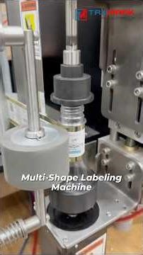 Multi-Shape Labeling Machine | Hexagonal, Round, Square Bottle Labeling