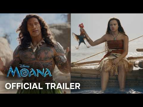 The New 'Moana' Trailer Is Here, With 'The Rock' Back as Maui