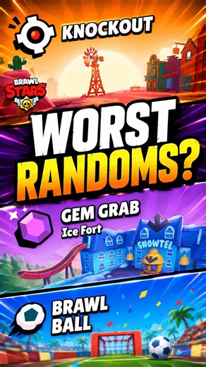 The WORST Mode For Randoms? #brawlstars #shorts