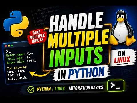 Python Input Processing on Linux | Performing Calculations in Automation Scripts ⚡