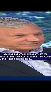 Trump announces deal With Putin for Russian diesel
