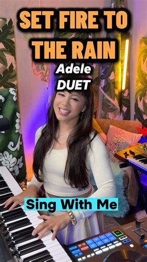 Set Fire To The Rain - Adele (Sing With Me) #singwithme #adele