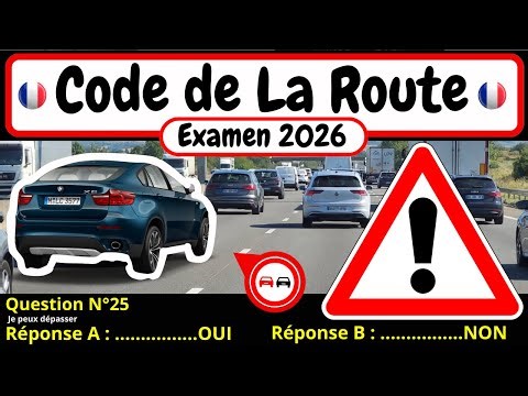 ✅ TEST GRATUIT DU CODE DE LA ROUTE 2026 🚗 #160