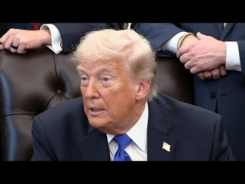 Trump takes questions on foreign investments in U.S., Iran war negotiations and more