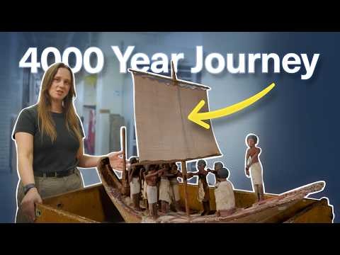 This ancient boat has travelled for 4000 years.