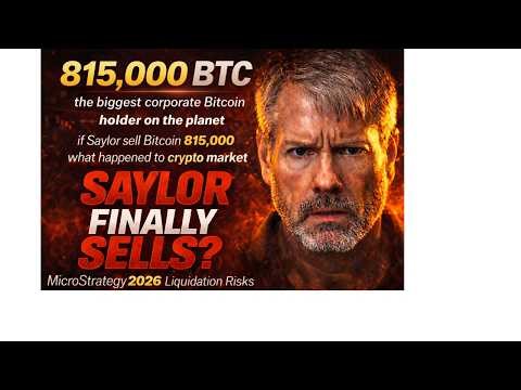 MicroStrategy Holds 815,000 BTC – 2026 Liquidation Risk or Safe? If Saylor Sells... Abrar Crypto Lab