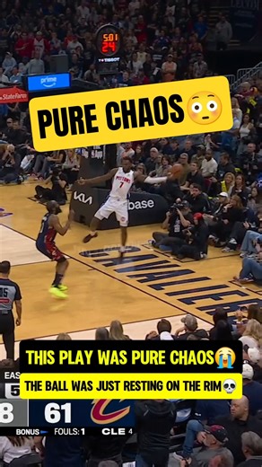 This Pistons play was absolute CHAOS😮