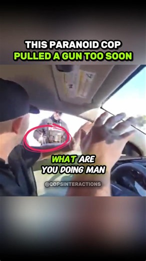 Paranoid Cop Pulled a Gun Too Soon 🤯
