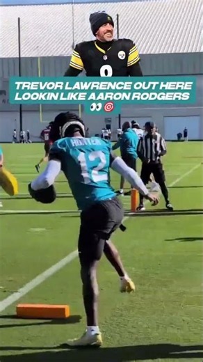 TREVOR OUT HERE LOOKING LIKE AARON RODGERS 🎯