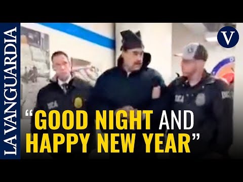 Maduro, irónico al entrar en la prisión de Nueva York: "Happy New Year"
