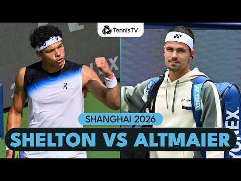 Ben Shelton vs Daniel Altmaier FUN Shotmaking 🍿 | Shanghai 2026 Highlights