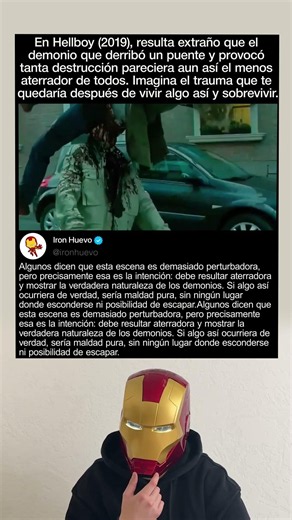 En Hellboy (2019), es extraño que el demonio que derribó un puente y causó tanto caos...