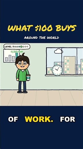 What $100 Buys Around the World #shorts