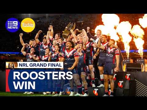 Sydney Roosters claim NRL Premiership in thrilling Grand Final | 9 News Australia