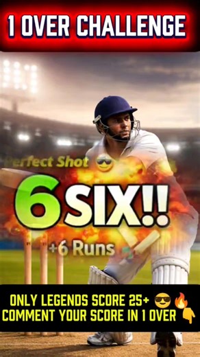 Cricket Pause and play Challenge 😱 What’s Your Score? 🏏