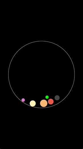 Procedural Zen #320: Turmoil to Unity | Active Moving Points ASMR #animation #asmr #bounce #clack