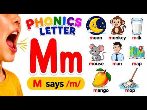 Letter M Phonics for Kids | Learn the /M/ Sound