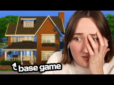 building an *actually nice* house using ONLY the base game!