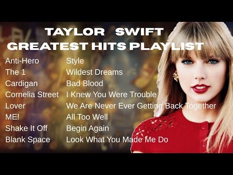 Taylor Swift Greatest Hits Playlist 2025 | Best Taylor Swift Songs
