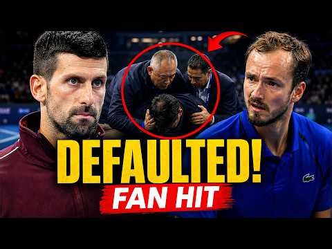 "Medvedev DEFAULTED!" Novak Djokovic Is 33-0 in Beijing.. But There's a Reason Nobody Talking About