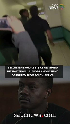 Mugabe is at OR Tambo International Airport and is being deported from South Africa #sabcnews