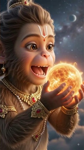 Jab Bal Hanuman Ji Ne Surya Ko Phal Samajh Liya! ☀️🚩 #shorts #ai #youtubeshorts #trending #viral