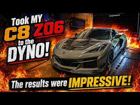 My C8 Corvette Z06 IMPRESSES at the dyno AND it is only the FIRST step!