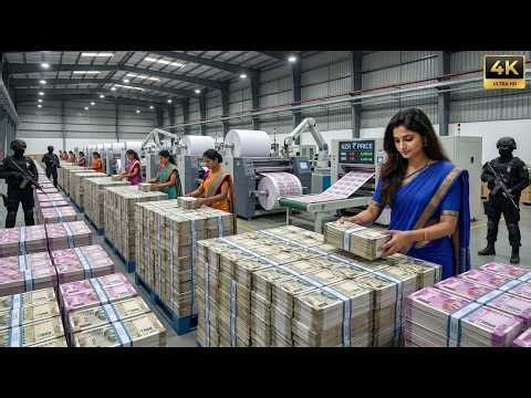 Inside Indian Rupee Factory | How Currency Is Printed (Proceso completo)