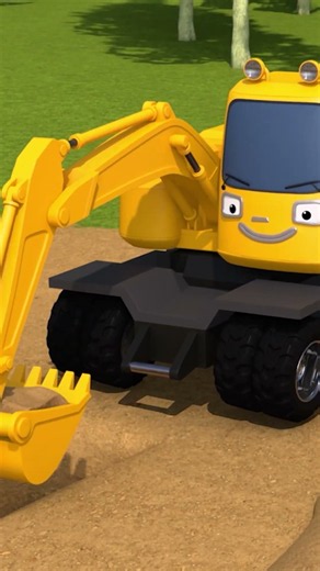 Poco the Excavator Digs the Ground! 🚜 #tayo #forkids